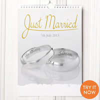 Personalised Just Married Calendar - 2nd Edition