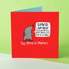 Personalised Katie Abey Card - Mole of Morals