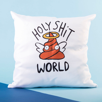 Personalised Katie Abey Cushion - Holy Shit