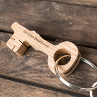 Personalised Key Shaped Keyring