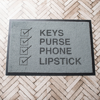 Personalised Keys Purse Phone Indoor Doormat