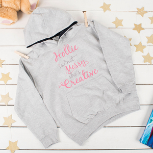 Personalised Kids Hoodie - Not Messy Creative