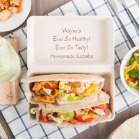 Personalised Large Takeaway Tray - Any Message