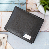 Personalised Leather Wallet - Initials