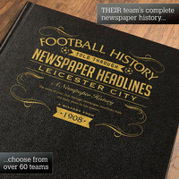Personalised Leicester Football Book