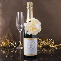 Personalised Luxury Anniversary Champagne - 50 Years Married