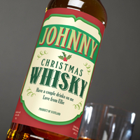 Personalised Malt Whisky - Christmas