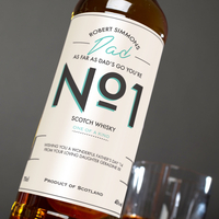 Personalised Malt Whisky - No.1 Dad