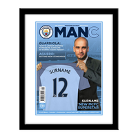 Personalised Manchester City Magazine Cover