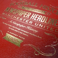 Personalised Manchester United Football Book