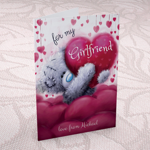 Personalised Me to You Card - For My Girlfriend