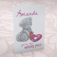 Personalised Me to You Card - Missing Piece