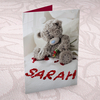 Personalised Me to You Card - Rose Petals