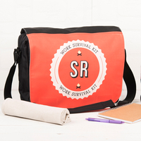 Personalised Messenger Bag - Work Survival Kit