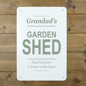 Personalised Metal Garden Sign