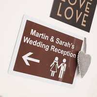Personalised Metal Wedding Sign