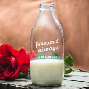 Personalised Milk Bottle - Forever