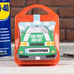 Personalised Mini Car First Aid Kit