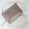 Personalised Money Talks Metallic Clutch Bag