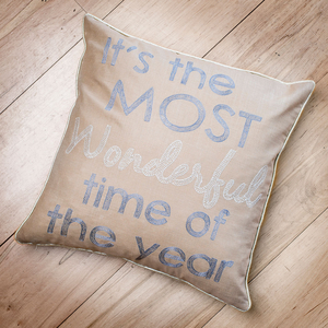 Personalised Most Wonderful Time Cushion