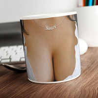 Personalised Mug - Cheeky Chicks Cleavage