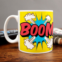 Personalised Mug - Comic Boom