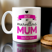 Personalised Mug - Marvellous Mum