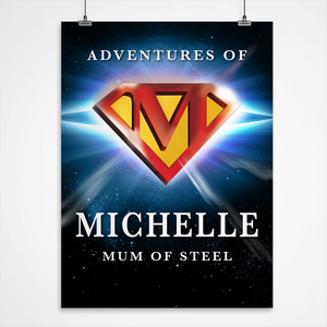 Personalised Mum of Steel Print