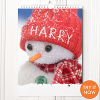 Personalised My Name Is Calendar