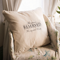Personalised Natural Cushion - Reserved