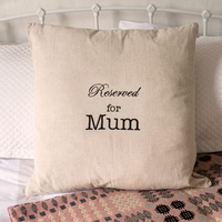 Personalised Natural Cushion - Reserved For You