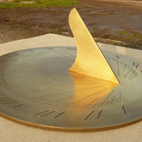 Personalised Nautical Brass Sundial