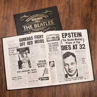 Personalised Newspaper Book - Beatles Edition
