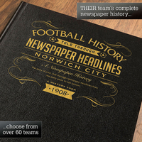 Personalised Norwich Football Book