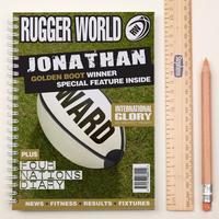 Personalised Notebook - Rugger World