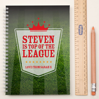 Personalised Notebook - Top Of The League