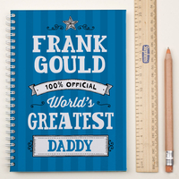 Personalised Notebook - World