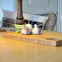 Personalised Oak Carving Board
