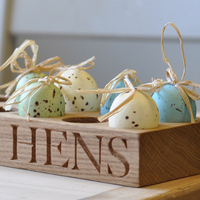 Personalised Oak Egg Rack
