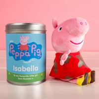 Personalised Peppa Pig In A Tin
