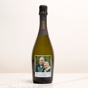 Personalised Photo Upload Prosecco - Happy Anniversary