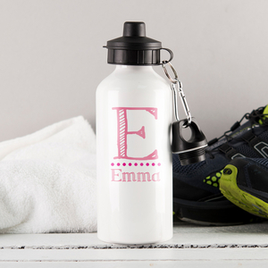 Personalised Pink Name Drinks Bottle