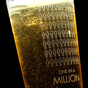 Personalised Pint Glass - One In A Million