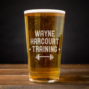 Personalised Pint Glass - Training