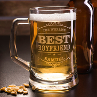 Personalised Pint Tankard - World
