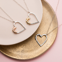 Personalised Posh Totty Designs Secret Heart Necklace