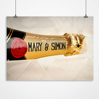 Personalised Print - Champagne
