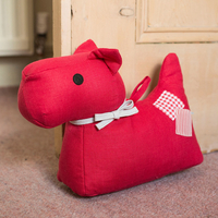 Personalised Red Mabel Door Stop Holder