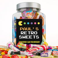 Personalised Retro Sweet Jar - Gaming