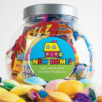 Personalised Retro Sweet Jar - New Home